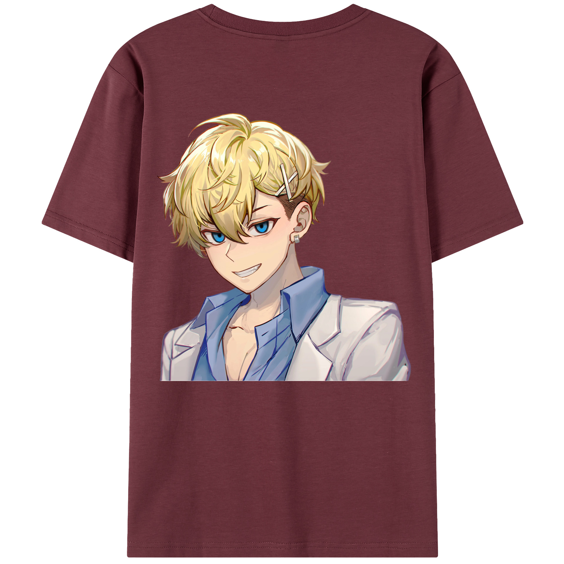 （画像用） 東京リベンジャーズ Tokyo Revengers 綿100％半袖Tシャツ（背面プリント）